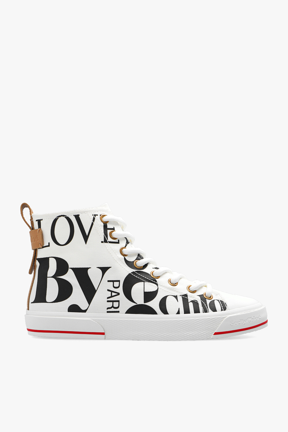 Chloe high top on sale sneakers